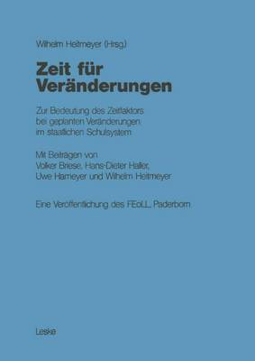 Book cover for Zeit für Veränderungen