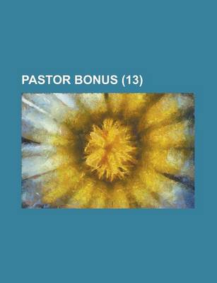 Book cover for Pastor Bonus (13)