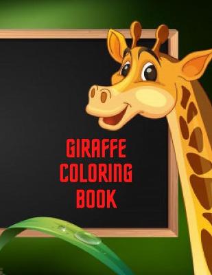 Book cover for Giraffe coloring book