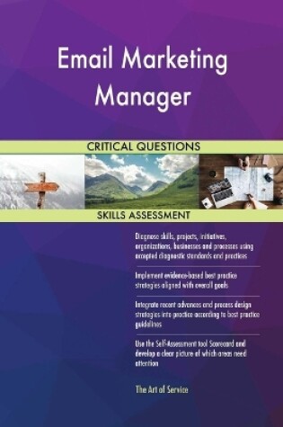Cover of Email Marketing Manager Critical Questions Skills Assessment