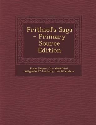 Book cover for Frithiofs Saga - Primary Source Edition