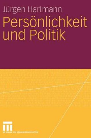 Cover of Persoenlichkeit Und Politik