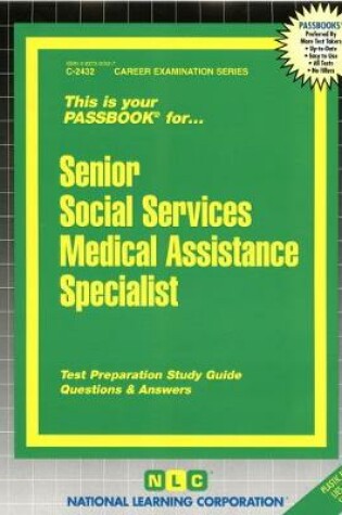 Cover of Senior Social Services Medical Assistance Specialist