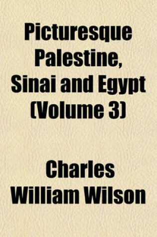 Cover of Picturesque Palestine, Sinai and Egypt (Volume 3)