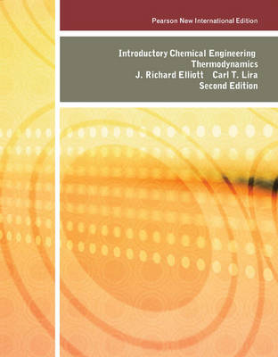 Book cover for Introductory Chemical Engineering Thermodynamics: Pearson New International Edition