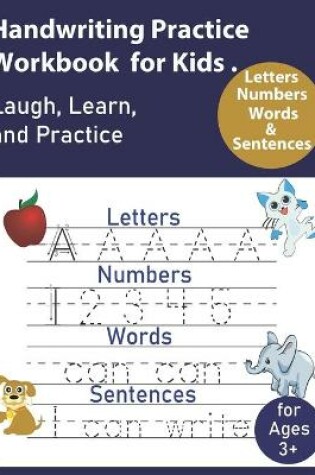 Cover of Handwriting Practice Workbook for Kids