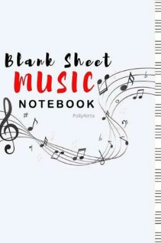 Cover of Music Notebook Blank Sheet