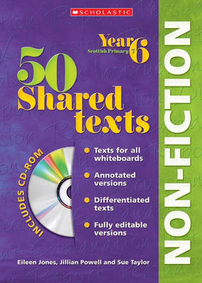 Cover of 50 Shared Texts Non Fiction for Year 06 with CD Rom