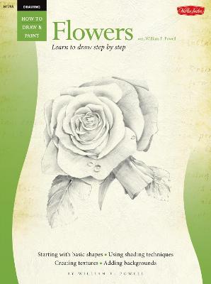 Book cover for Drawing: Flowers with William F. Powell