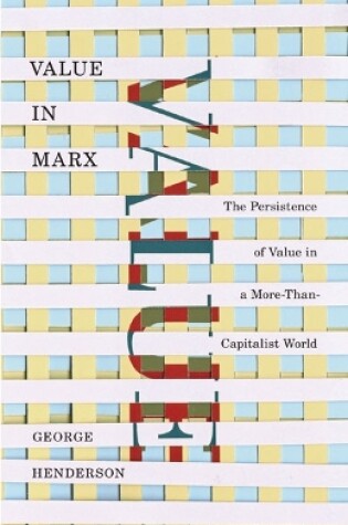 Cover of Value in Marx