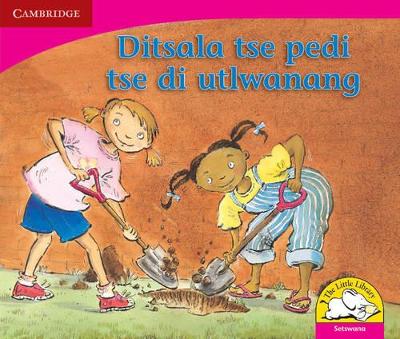 Cover of Ditsala tse pedi tse di utlwanang (Setswana)