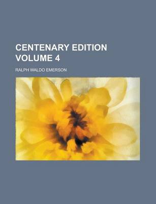 Book cover for Centenary Edition Volume 4