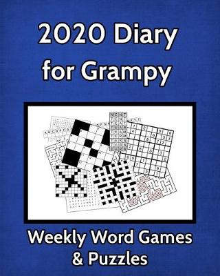 Book cover for 2020 Diary for Grampy Weekly Word Games & Puzzles