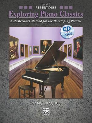 Book cover for Exploring Piano Classics Repertoire, Level 3