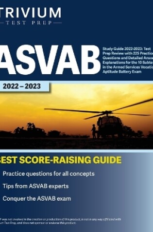 Cover of ASVAB Study Guide 2022-2023