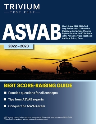 Book cover for ASVAB Study Guide 2022-2023