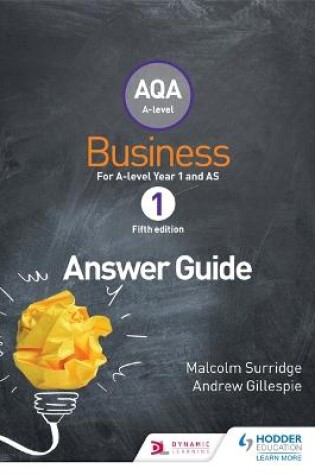 Cover of AQA Business for A Level 1 (Surridge & Gillespie): Answers