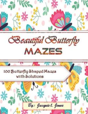 Book cover for Beautiful Butterfly Mazes