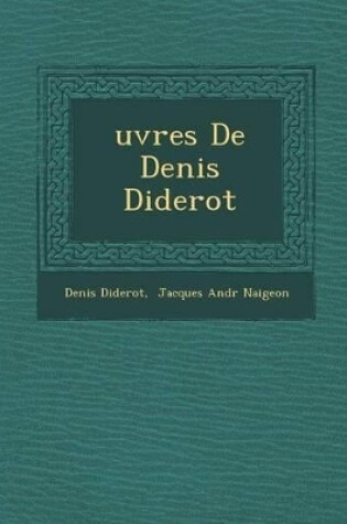 Cover of Uvres de Denis Diderot