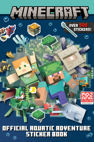 Cover of Minecraft Official Aquatic Adventure Sticker Book (Minecraft)