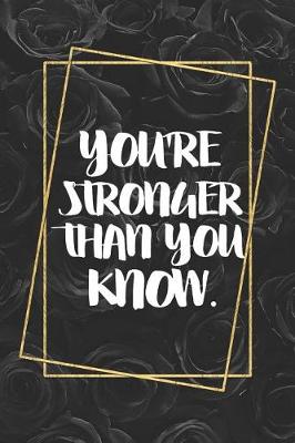 Book cover for You're Stronger Than You Know