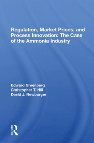 Cover of Regulation, Market Prices, And Process Innovation