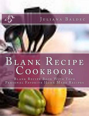 Book cover for Blank Recipe Cookbook