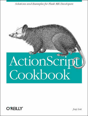 Book cover for ActionScript Cookbook