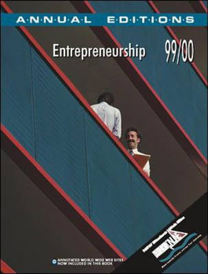 Book cover for Entrepreneurship 99/00