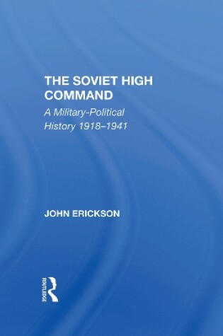 Cover of The Soviet High Command