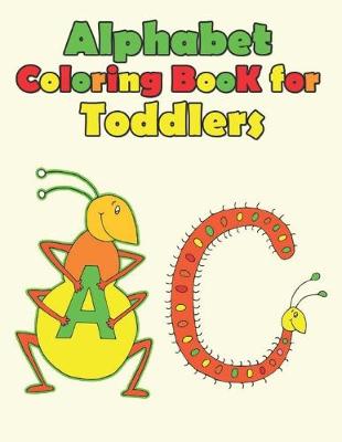 Book cover for Alphabet coloring books for toddlers