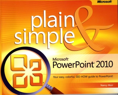 Book cover for Microsoft PowerPoint 2010 Plain & Simple