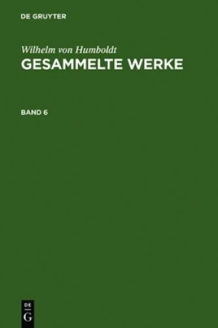 Cover of Humboldt, Wilhelm von
