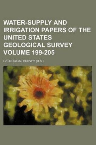 Cover of Water-Supply and Irrigation Papers of the United States Geological Survey Volume 199-205