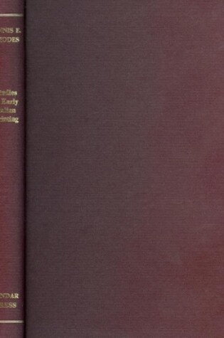 Cover of Studies in Early European Printing and Book Collecting