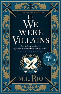 Book cover for If We Were Villains - 5th anniversary signed and illustrated edition