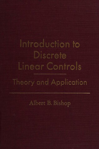 Cover of Introduction to Discrete Linear Controls