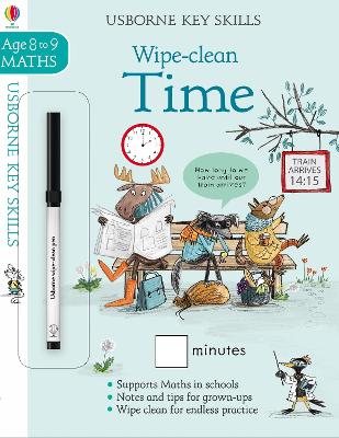 Book cover for Wipe-Clean Time 8-9