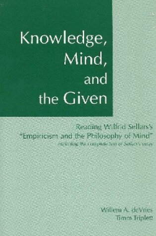 Cover of Knowledge, Mind & the Given