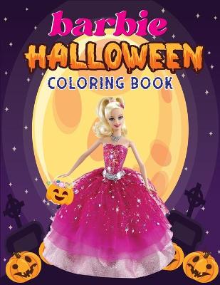 Book cover for Barbie Halloween Coloring Book