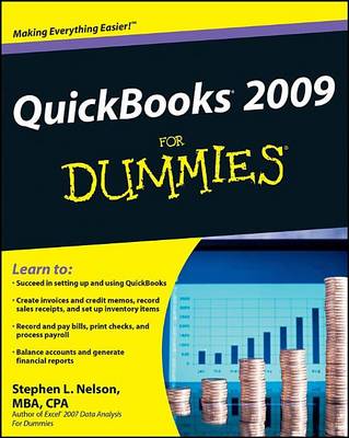 Cover of QuickBooks 2009 for Dummies