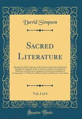 Book cover for Sacred Literature, Vol. 2 of 4