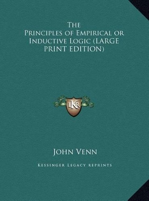 Book cover for The Principles of Empirical or Inductive Logic