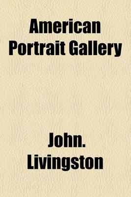 Book cover for American Portrait Gallery