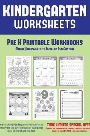 Cover of Pre K Printable Workbooks