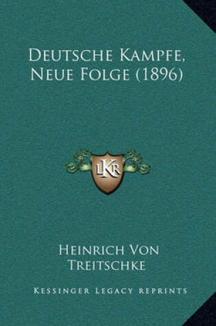 Cover of Deutsche Kampfe, Neue Folge (1896)