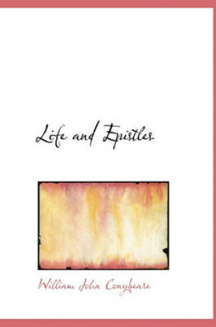 Cover of Life and Epistles