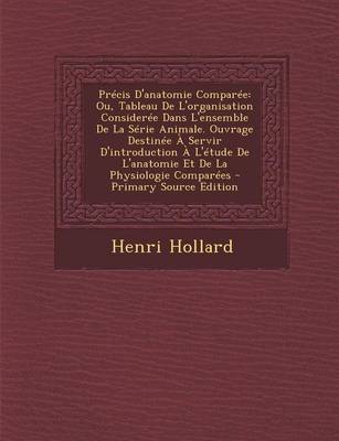 Book cover for Precis D'Anatomie Comparee