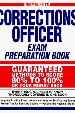 Cover of Norman Hall's Corrections Officer Exam Preparation Book