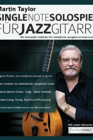 Cover of Martin Taylor Single-Note-Solospiel fur Jazzgitarre